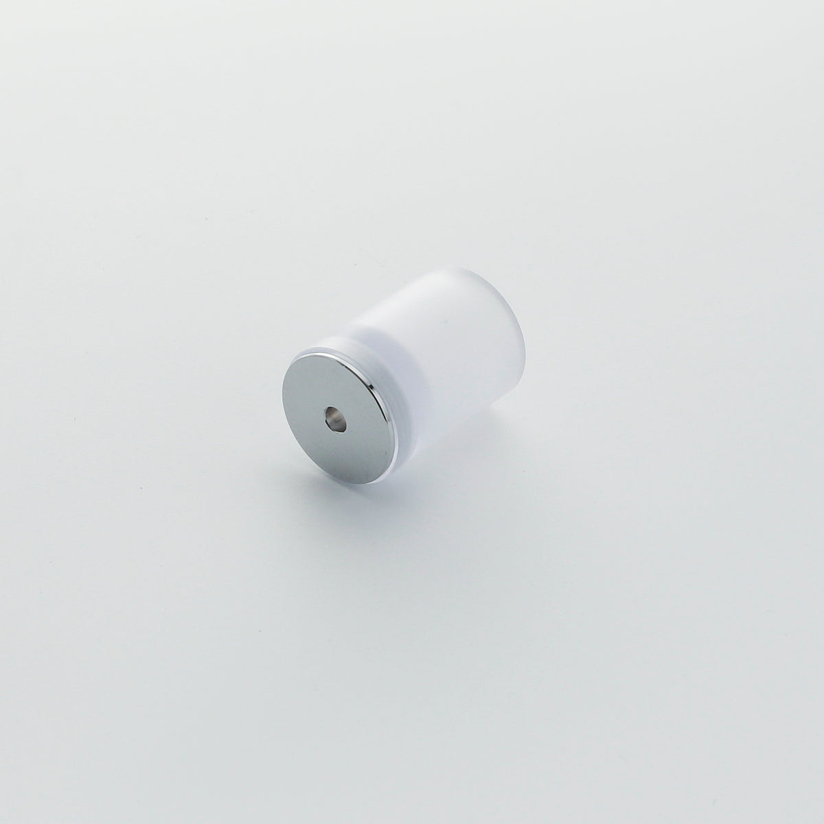 Translucent 1-Inch Custom Lightsaber Blade Plug with Polished Metal Core Cap