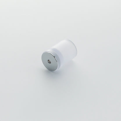 Translucent 1-Inch Custom Lightsaber Blade Plug with Polished Metal Core Cap
