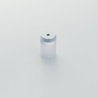 Translucent 1-Inch Custom Lightsaber Blade Plug with Polished Metal Core Cap