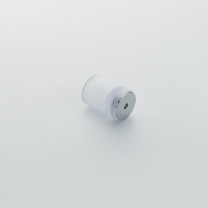 Translucent 1-Inch Custom Lightsaber Blade Plug with Polished Metal Core Cap