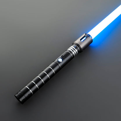 Shadowstrike Lightsaber Hilt – Black & Silver Design