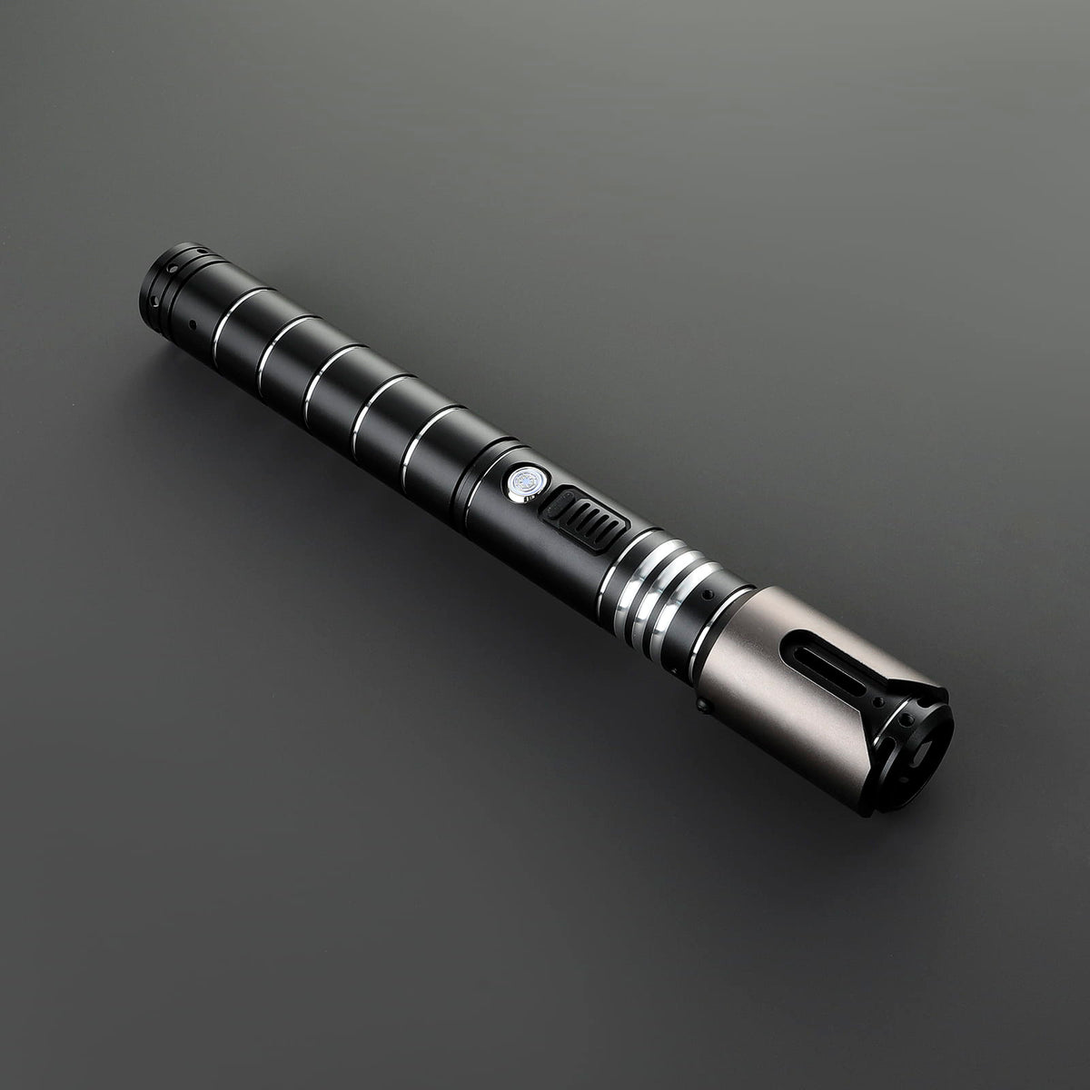 Shadowstrike Lightsaber Hilt – Black & Silver Design