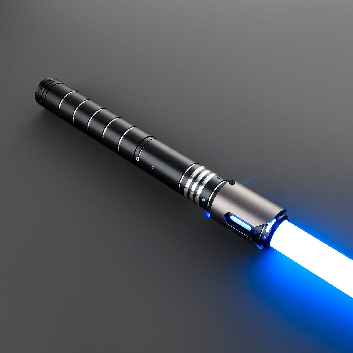Shadowstrike Lightsaber Hilt – Black & Silver Design