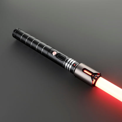 Shadowstrike Lightsaber Hilt – Black & Silver Design