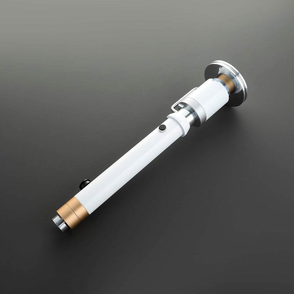 Professor Huyang Inspired Training Lightsaber – White & Gold Hilt