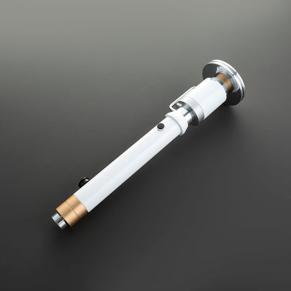 Professor Huyang Inspired Training Lightsaber – White & Gold Hilt