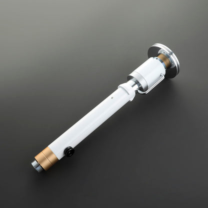 Professor Huyang Inspired Training Lightsaber – White & Gold Hilt