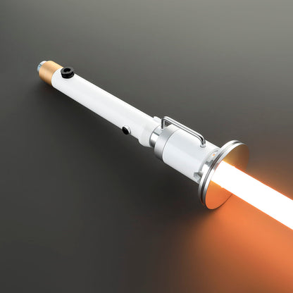 Professor Huyang Inspired Training Lightsaber – White & Gold Hilt