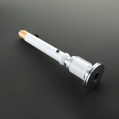 Professor Huyang Inspired Training Lightsaber – White & Gold Hilt