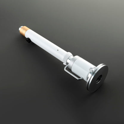 Professor Huyang Inspired Training Lightsaber – White & Gold Hilt