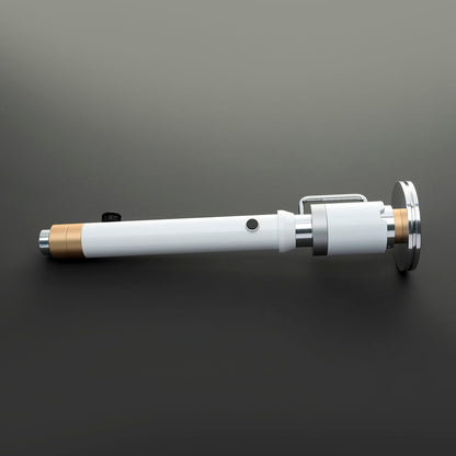 Professor Huyang Inspired Training Lightsaber – White & Gold Hilt