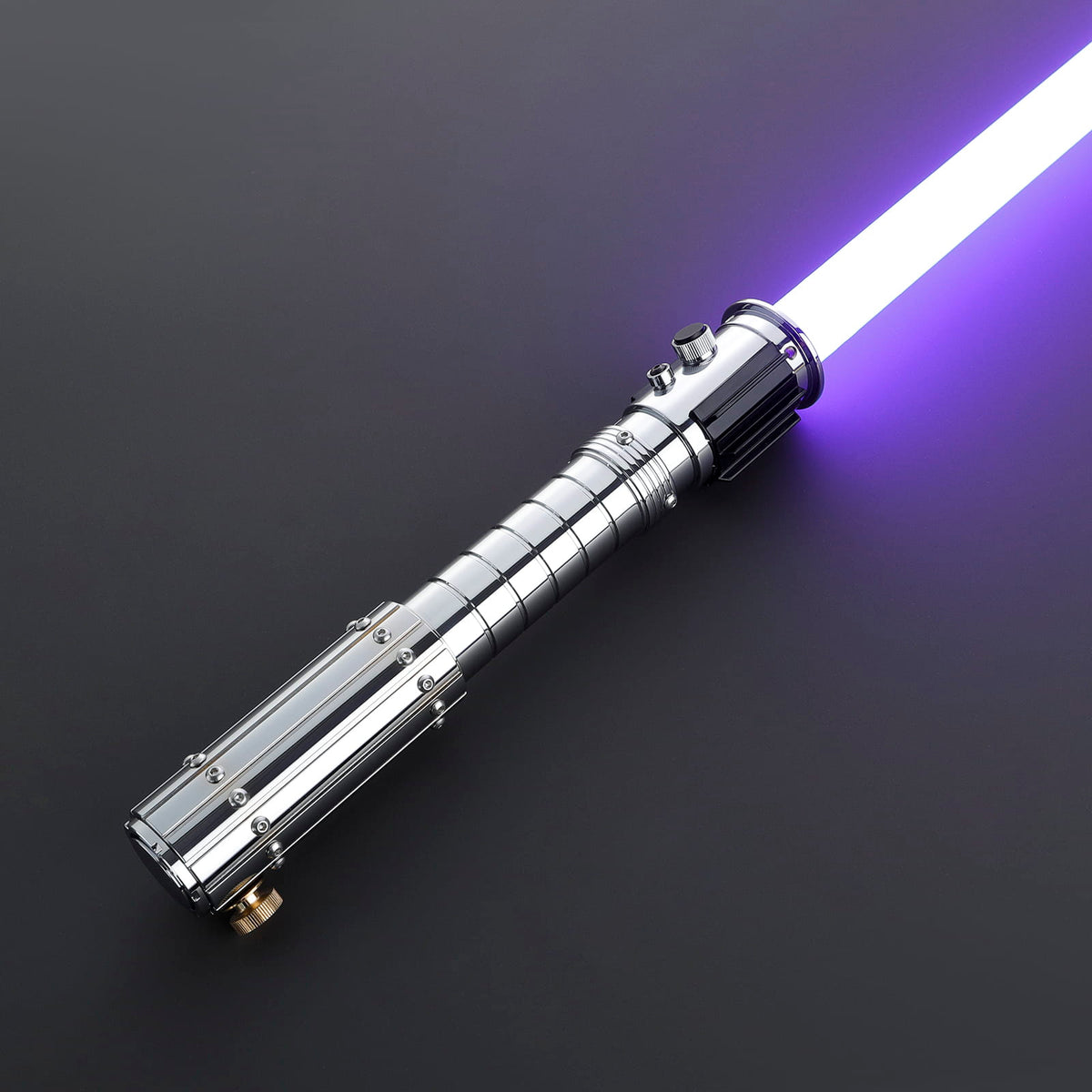 Mara Jade Inspired Lightsaber – Silver Hilt with Black Control Box