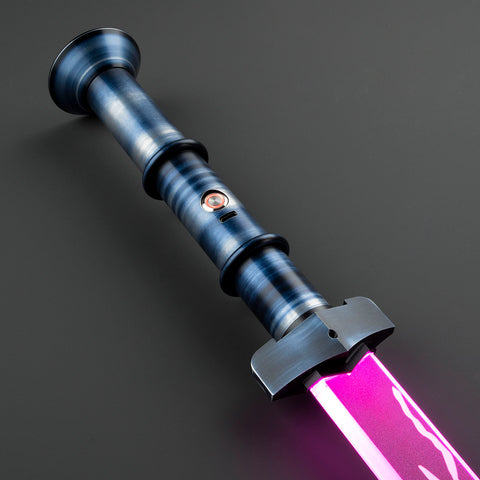 BM Lightsaber  RGB Baselit Metal Hilt Smooth Swing Color Changing Electronic Toy Katana Laser Sword for Party