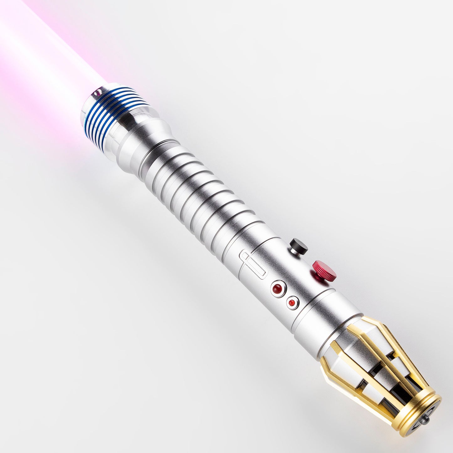 BM Lightsaber Luminara Unduli Metal Hilt RGB Neopixel Saber Combat Saber Starwars Toy Sword for Cosplay Smooth Swing Color Change Light Sword