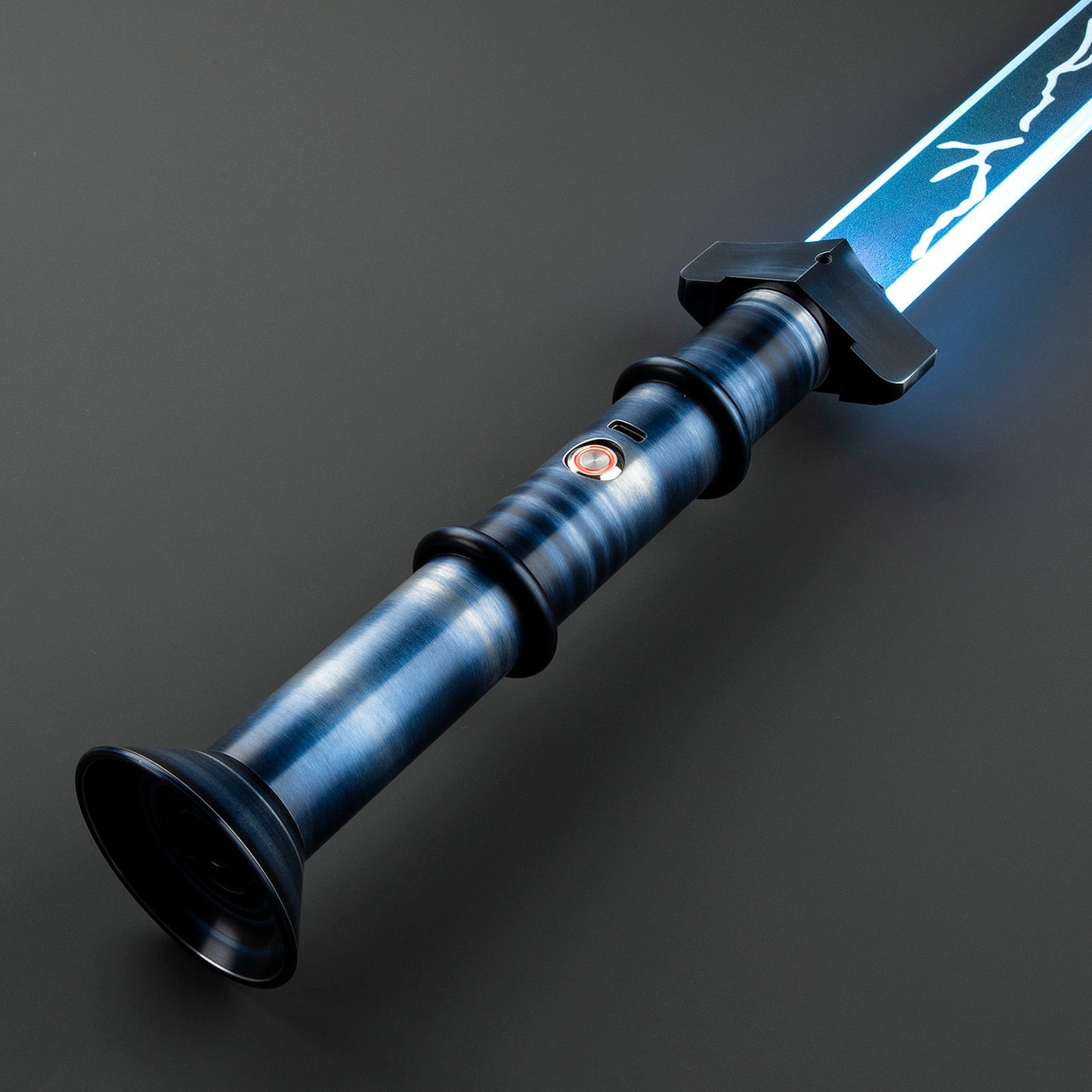 BM Lightsaber  RGB Baselit Metal Hilt Smooth Swing Color Changing Electronic Toy Katana Laser Sword for Party