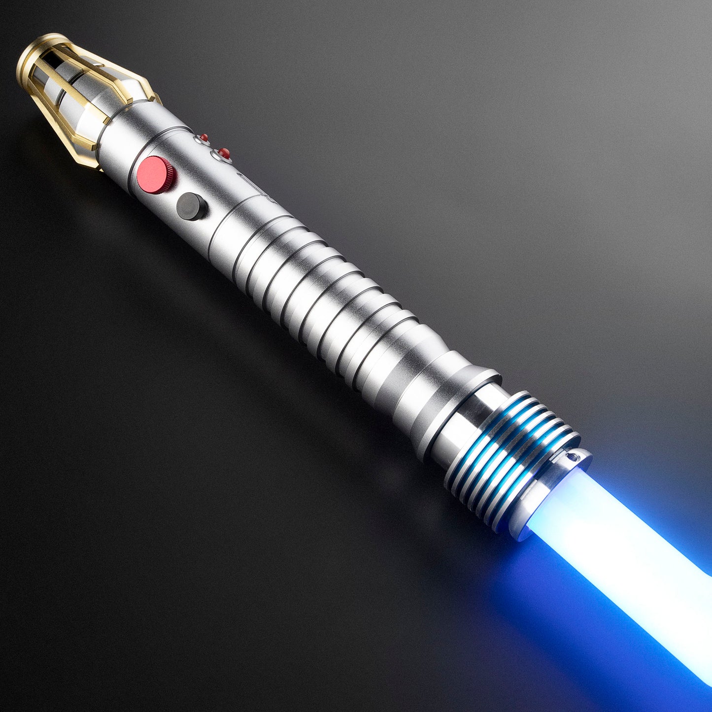 BM Lightsaber Luminara Unduli Metal Hilt RGB Neopixel Saber Combat Saber Starwars Toy Sword for Cosplay Smooth Swing Color Change Light Sword