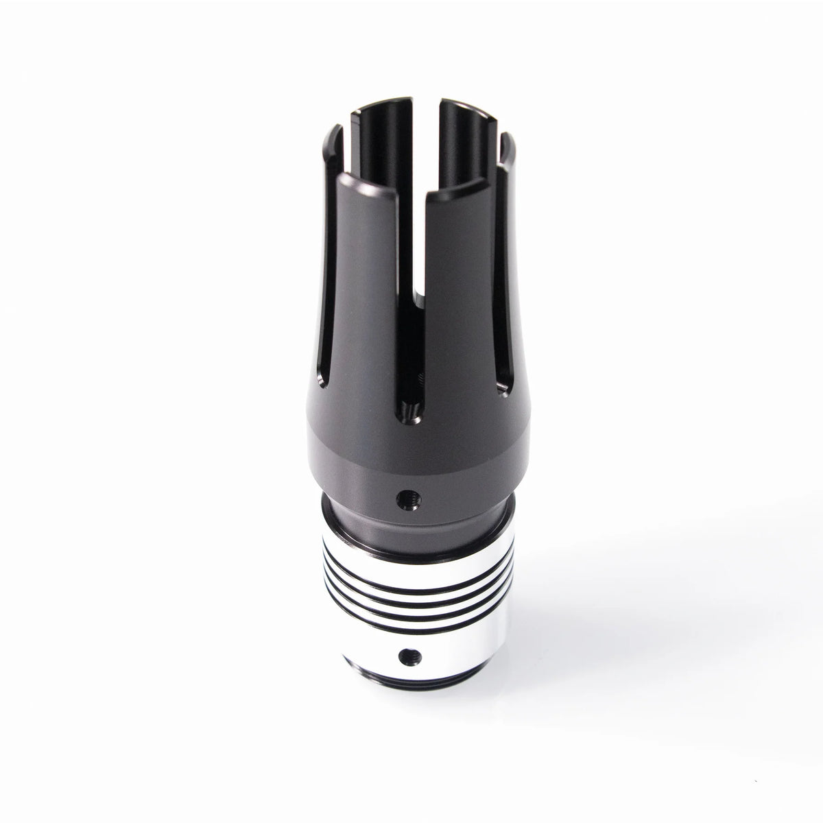 The Slotted Crown Emitter with Ribbed Neck Custom Red Lightsaber