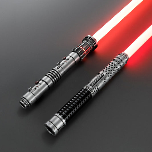 Darth Maul Lightsaber Replica – Weathered Double-Bladed Hilt | Xenopixel 3.0 & Proffie 2.2