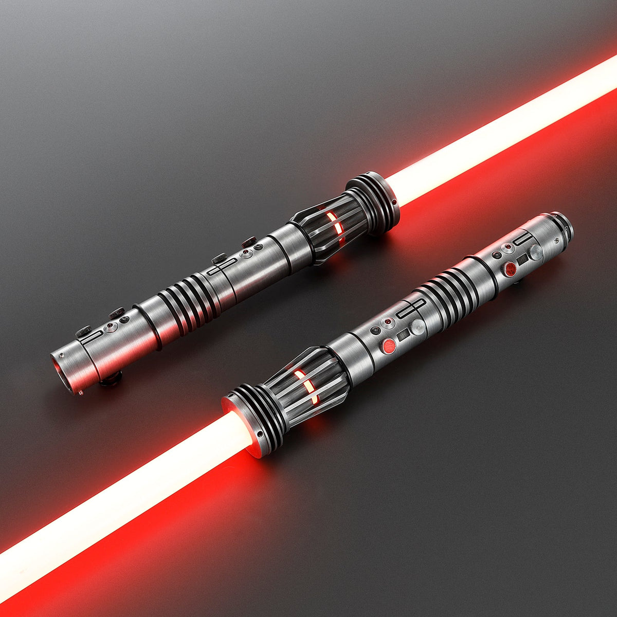 Darth Maul Lightsaber Replica – Weathered Double-Bladed Saber Staff | Xenopixel 3.0 & Proffie 2.2
