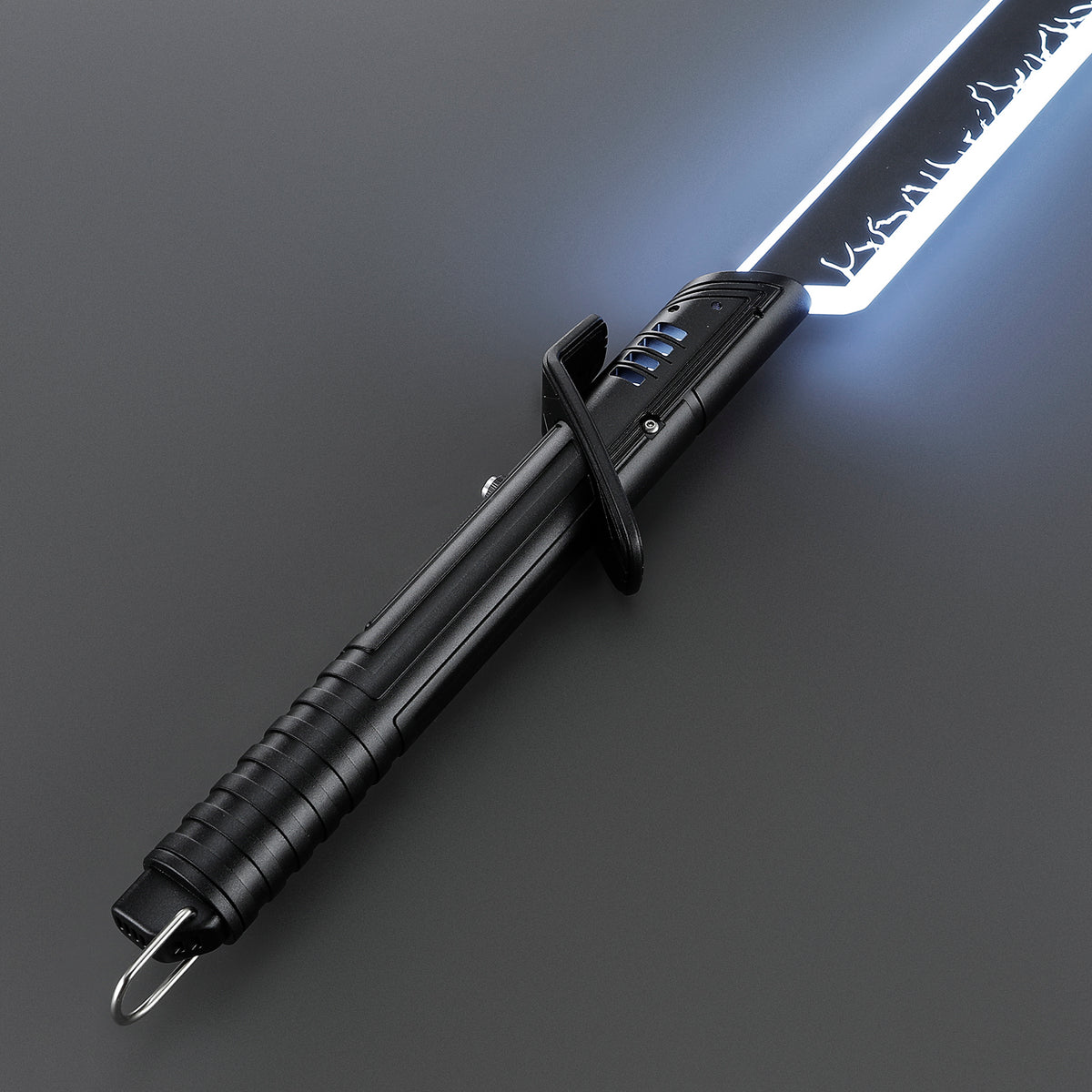 Darksaber SE Inspired Lightsaber Replica | Simplified Version | Black Flat Blade Saber