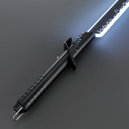 Darksaber SE Inspired Lightsaber Replica | Simplified Version | Black Flat Blade Saber