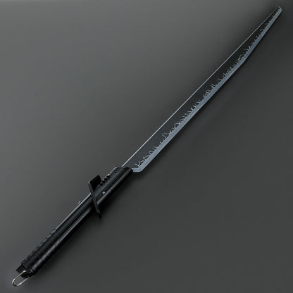 Darksaber SE Inspired Lightsaber Replica | Simplified Version | Black Flat Blade Saber