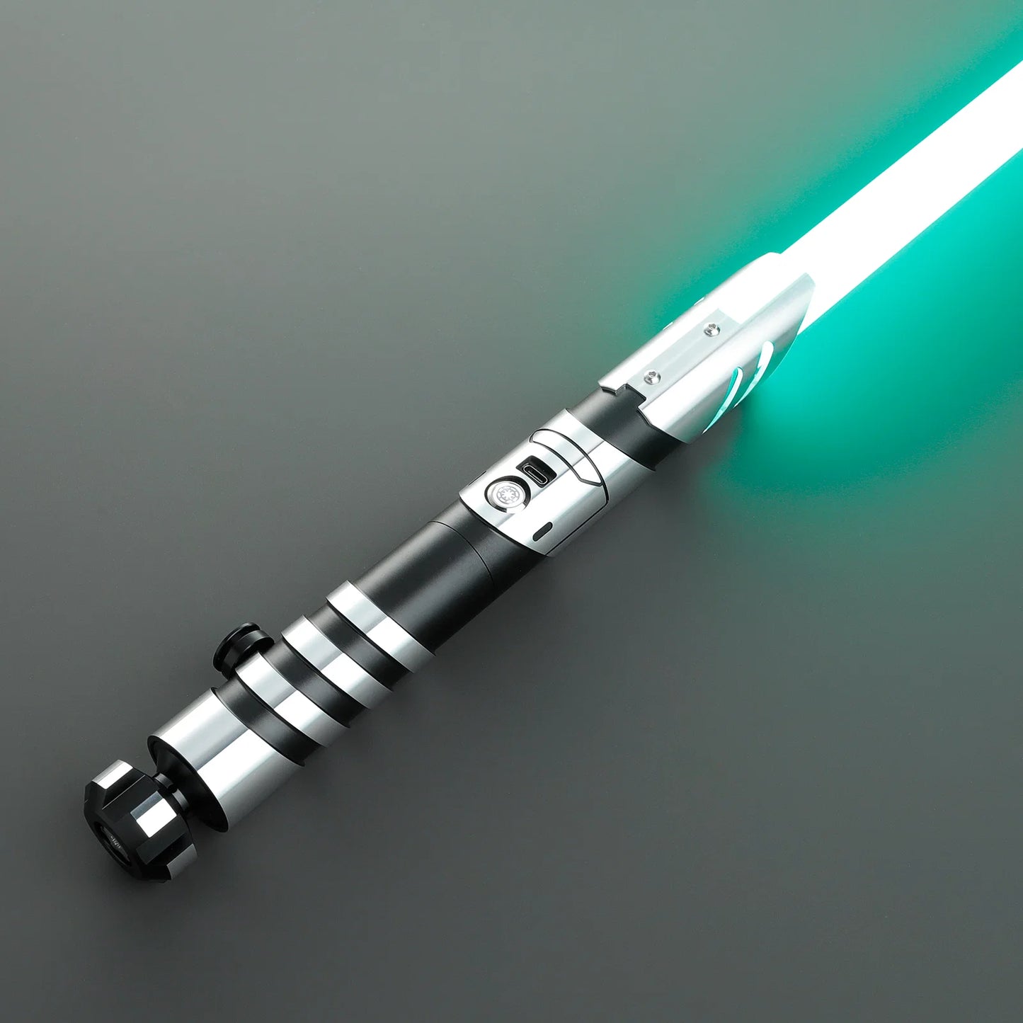 The Chrome Vented Claw Custom Red Lightsaber