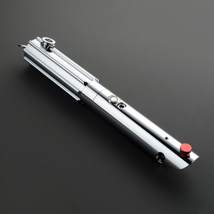 The Chrome Shadow Lord Custom Red Lightsaber