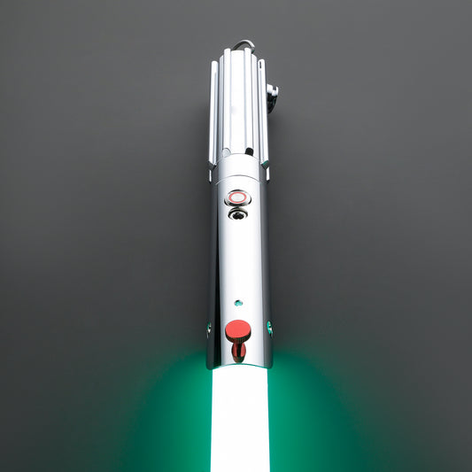 The Chrome Shadow Lord Custom Red Lightsaber