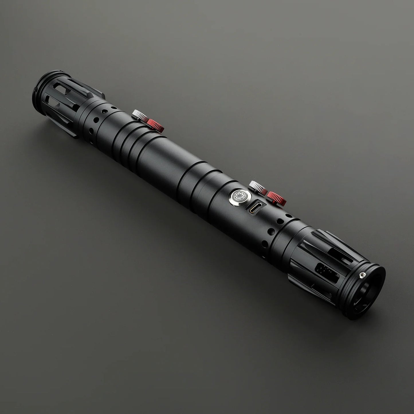 BM Lightsaber Double Bladed Hilt Without Electronic Kit or Blade Hilt