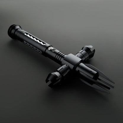 BM Lightsaber Cross Guard Light Saber Black Empty Hilt