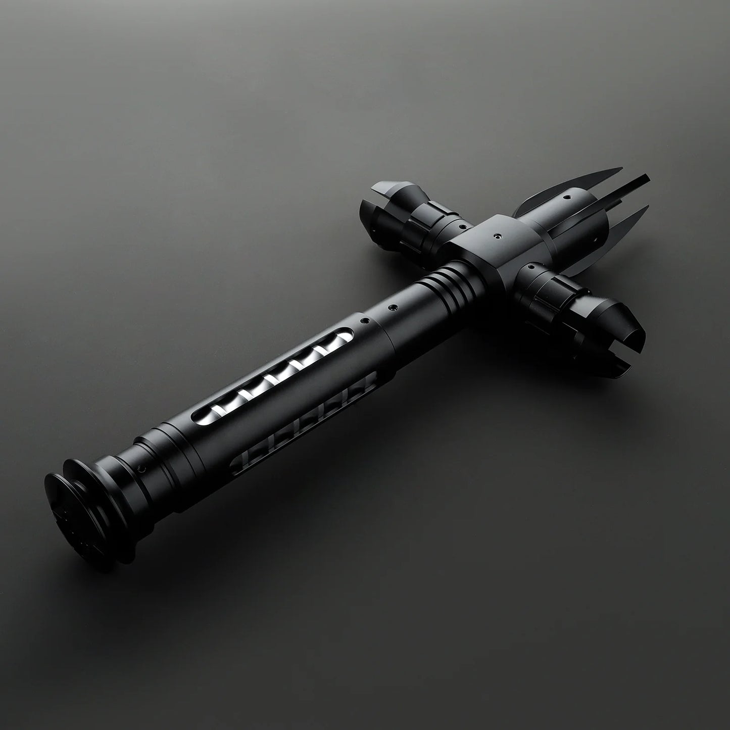 BM Lightsaber Cross Guard Light Saber Black Empty Hilt