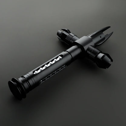 BM Lightsaber Cross Guard Light Saber Black Empty Hilt