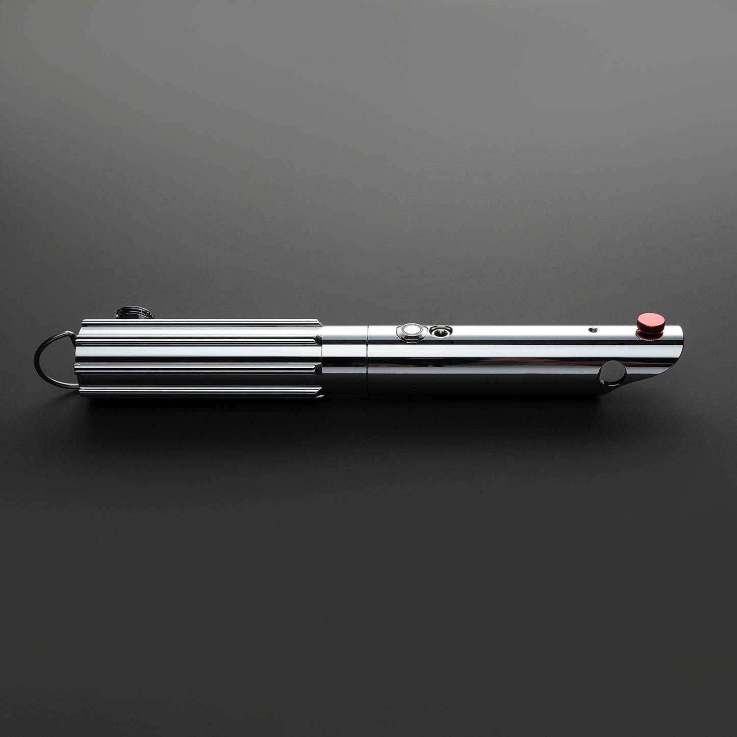 The Chrome Shadow Lord Custom Red Lightsaber