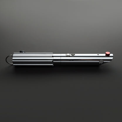The Chrome Shadow Lord Custom Red Lightsaber