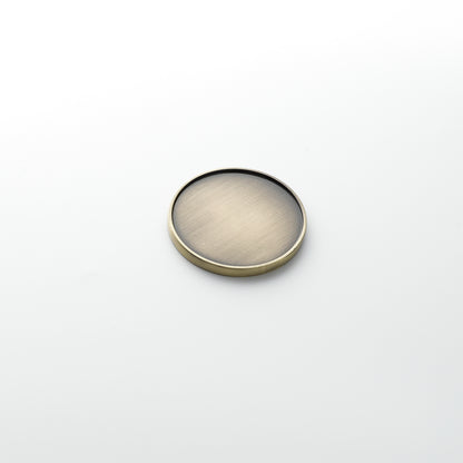 Antique Brass Graflex Lightsaber Pommel Coin Insert – $4.5\text{ cm}$ Hilt Medallion