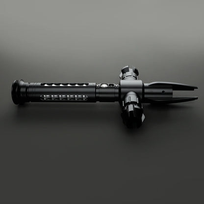BM Lightsaber Cross Guard Light Saber Black Empty Hilt