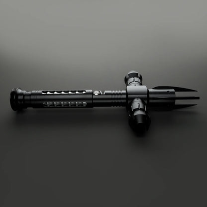 BM Lightsaber Cross Guard Light Saber Black Empty Hilt