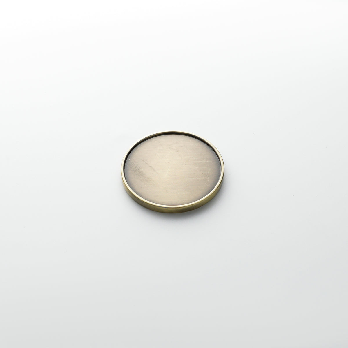 Antique Brass Darth Vader Lightsaber Pommel Coin Insert – $4.5\text{ cm}$ Medallion