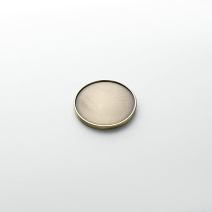 Antique Brass Darth Vader Lightsaber Pommel Coin Insert – $4.5\text{ cm}$ Medallion