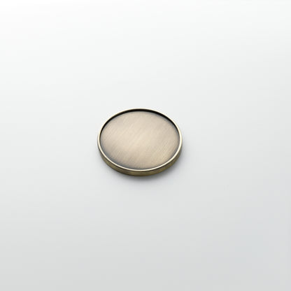 Antique Brass Obi-Wan Kenobi Lightsaber Pommel Coin Insert – 4.5 cm Medallion