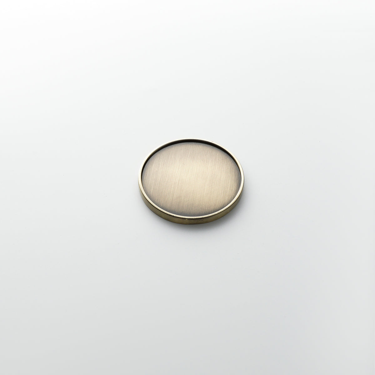Antique Brass Obi-Wan Kenobi Lightsaber Pommel Coin Insert – 4.5 cm Medallion