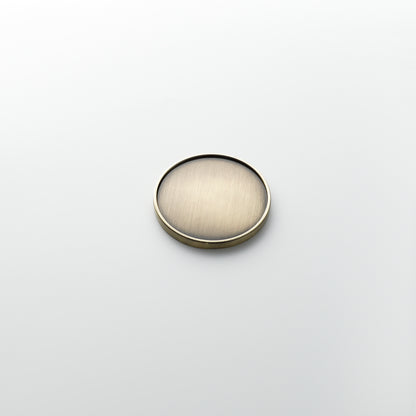 Antique Brass Obi-Wan Kenobi Lightsaber Pommel Coin Insert – 4.5 cm Medallion