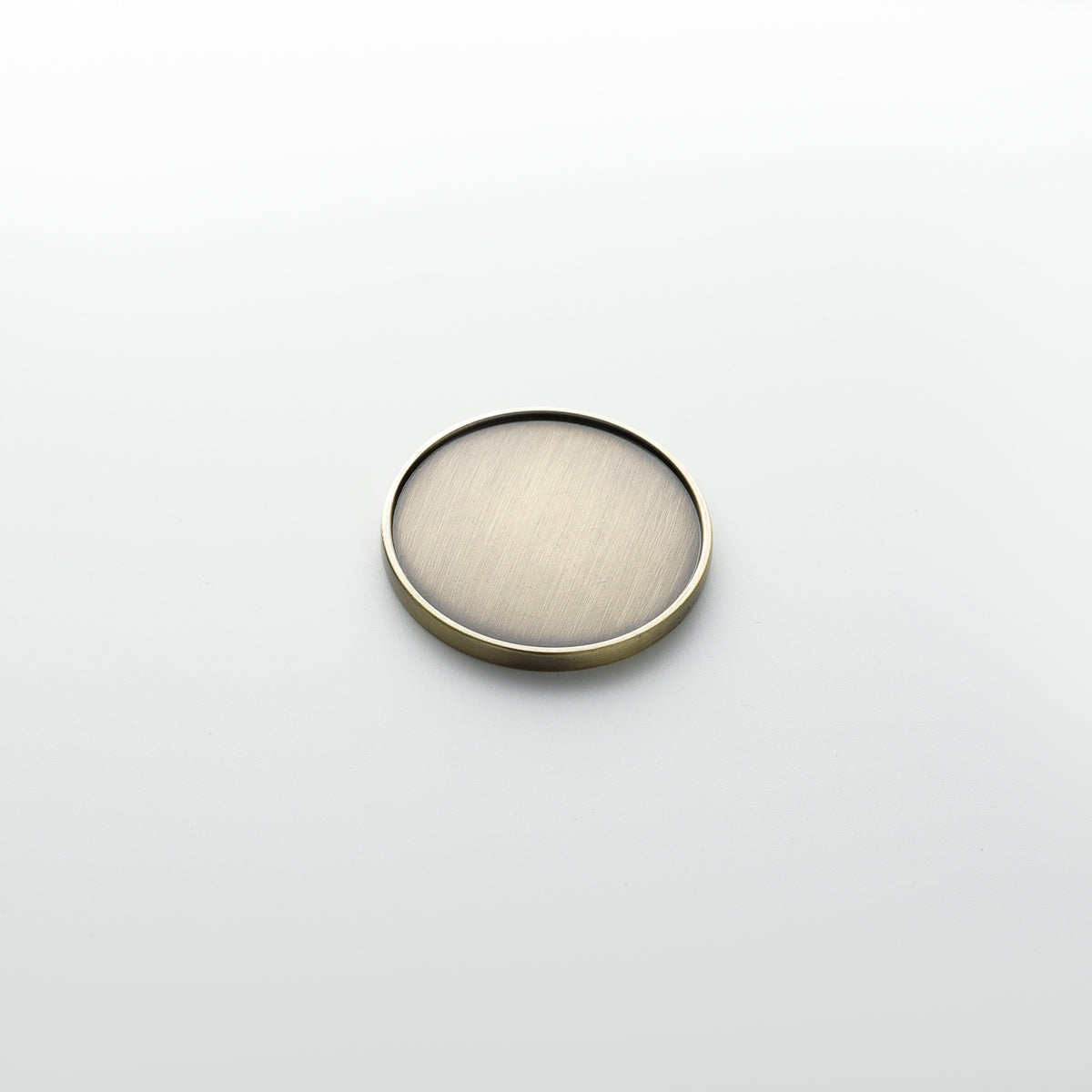 Antique Brass Obi-Wan Kenobi Lightsaber Pommel Coin Insert – 4.5 cm Medallion