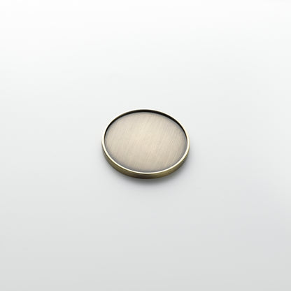 Antique Brass Obi-Wan Kenobi Lightsaber Pommel Coin Insert – 4.5 cm Medallion