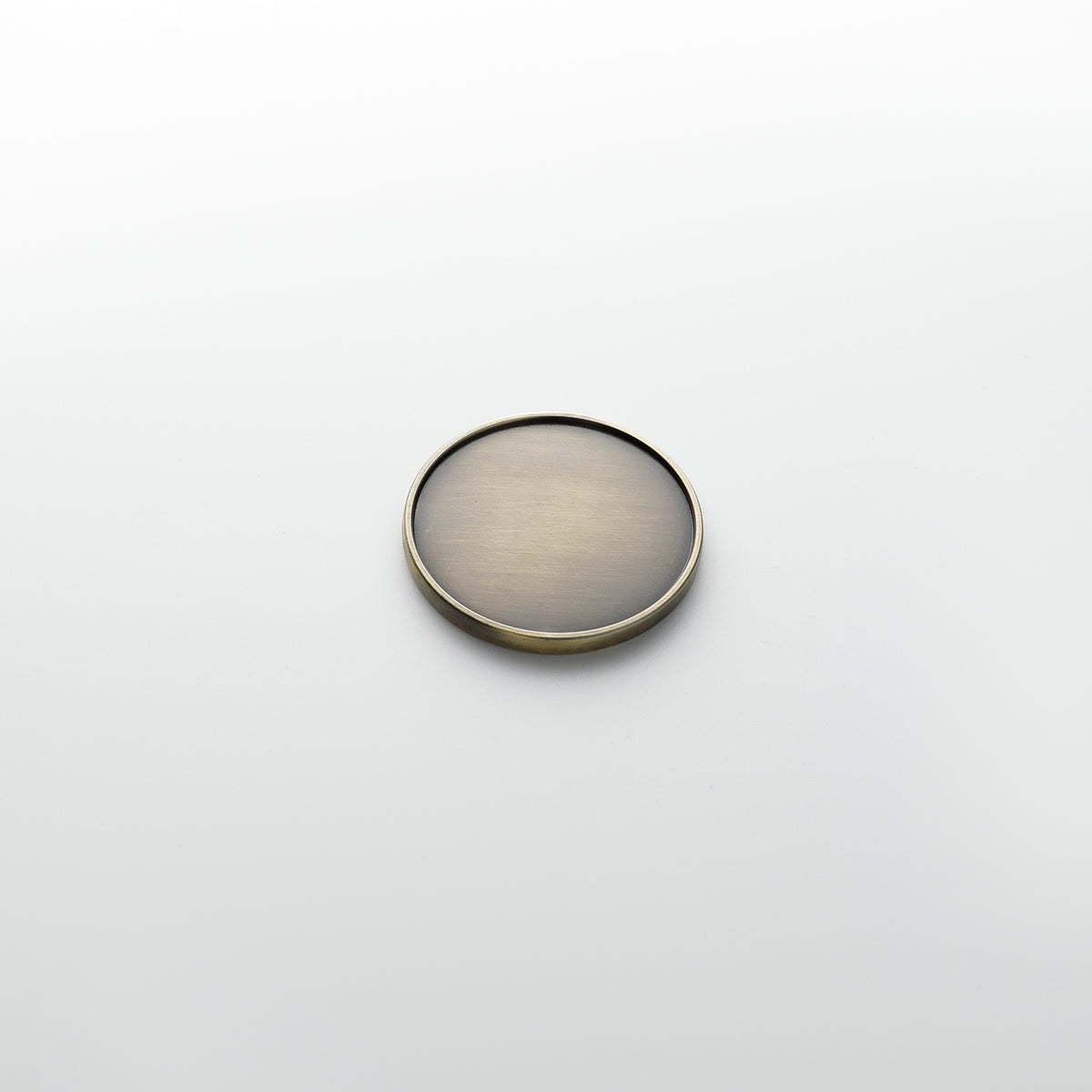 Antique Brass Obi-Wan Kenobi Lightsaber Pommel Coin Insert – 4.5 cm Medallion