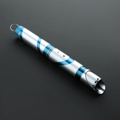 The Azure Curved Slant-Emitter Custom Red Lightsaber