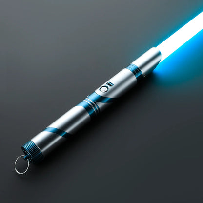 The Azure Curved Slant-Emitter Custom Red Lightsaber