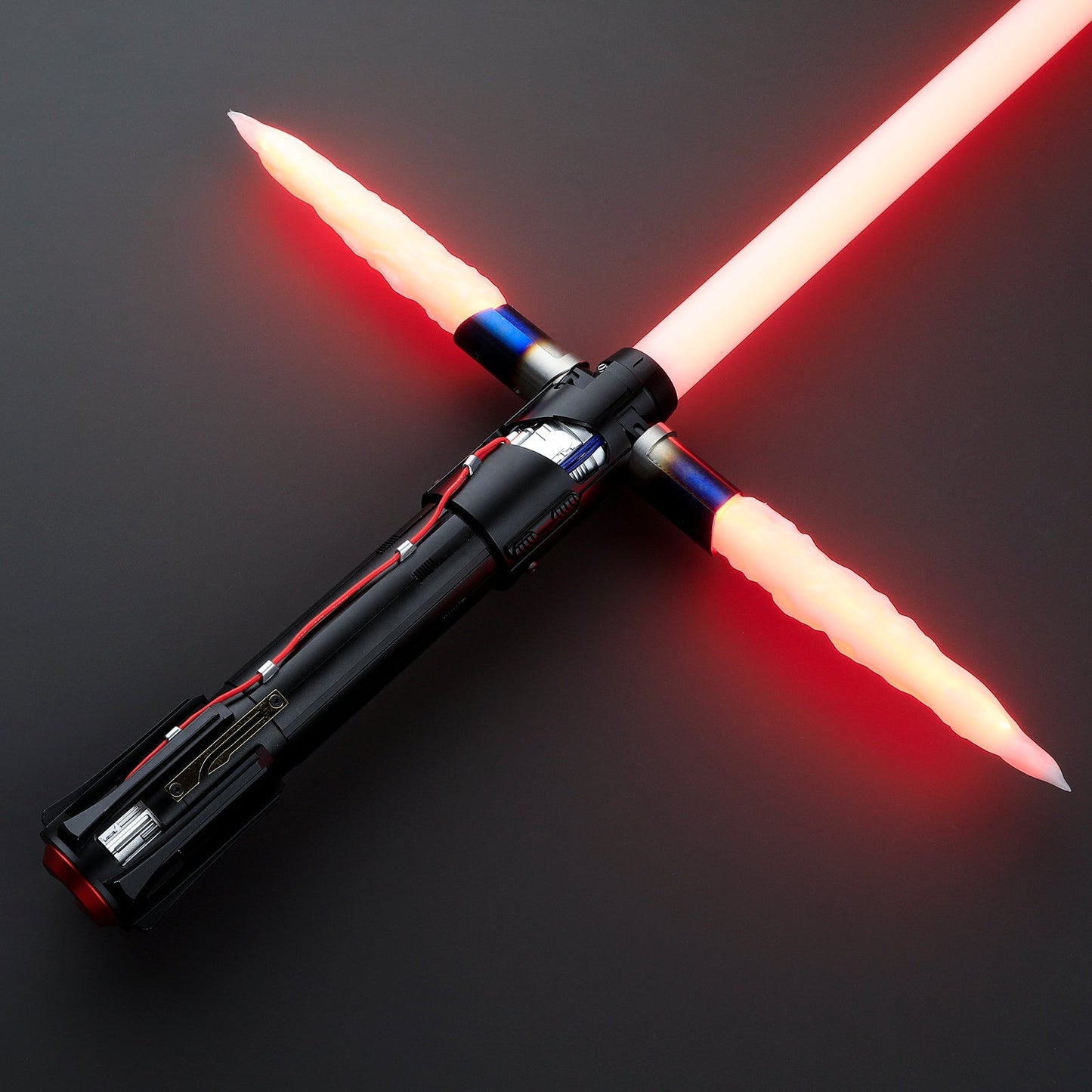 BM Lightsaber Crossguard KR Ren Light Saber Red KR Black Series