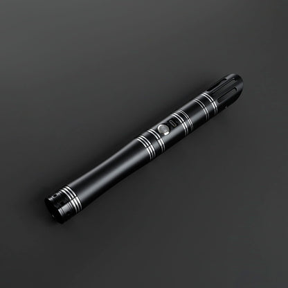 Brushed Silver Lightsaber Hilt – Slotted Emitter Design